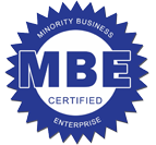 MBE Certified Minority Business Enterprise seal
