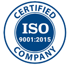 ISO 9001:2015 certified seal